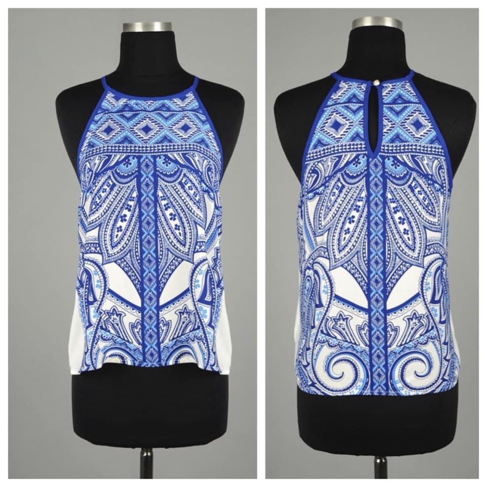 🚨SALE! 💙🦉PINK OWL! Last one!/large/10-12/royal blue, unique print top